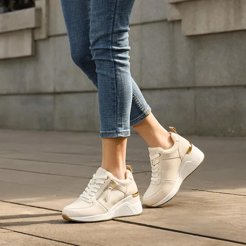 Miniatura 5 de Viscozzy Zapatillas de tacón alto con cuña para mujer