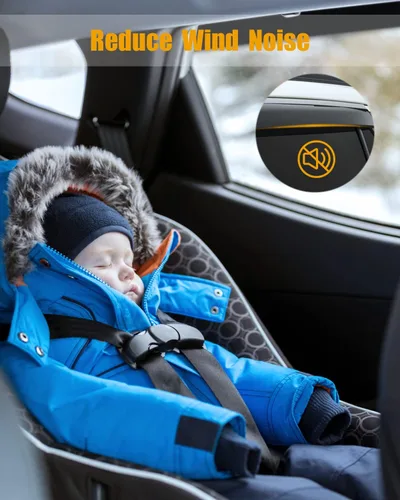 Miniatura 4 de ROADFAR Se adapta a 2001-2007 para TOYOTA Highlander Viseras de ventana de montaje exterior Deflector protector de lluvia Juego de 4 piezas