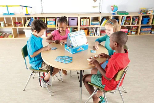 Miniatura 4 de hand2mind Centro de actividades de aprendizaje emergente Rekenrek, juegos de matemáticas para niños, ábaco para niños, manipuladores matemáticos