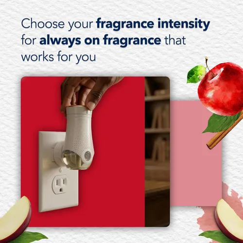 Miniatura 6 de Glade PlugIns - Recambios de ambientador, aceites esenciales y perfumados para el hogar y el baño, manzana canela, 1.34 onzas líquidas, 2