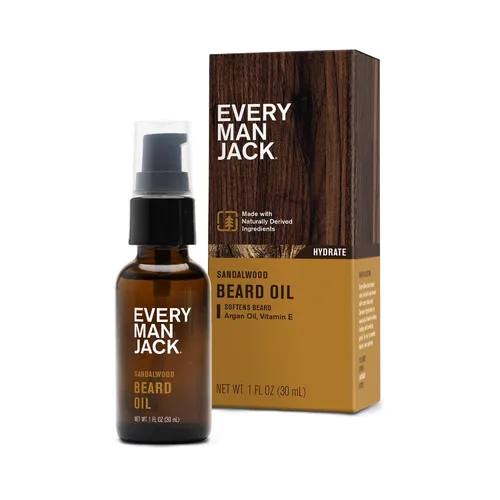 Miniatura 17 de Every Man Jack Aceite para barba para hombre, fragancia de bourbon envejecido, hidrata y suaviza profundamente tu barba y añade un brillo natural