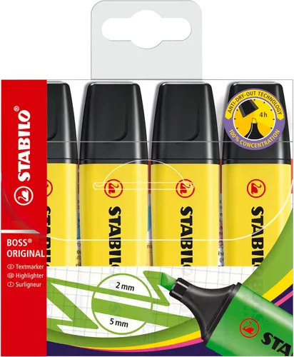 Miniatura 11 de STABILO Resaltador BOSS ORIGINAL - Pack de 4 - Verde