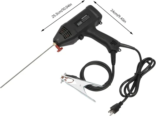 Miniatura 6 de Máquina de soldar, kit de soldador de mano, máquina de soldadura portátil de 110 V, soldador digital de voltaje de 3000 W con caja de herramientas