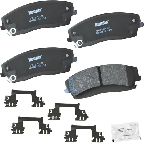 Miniatura 227 de Pastillas de freno delanteras cerámicas Bendix Priority1 CFC2302 para Hyundai Elantra 2021, Sonata 2022-2020, Kia K5 2023-2021