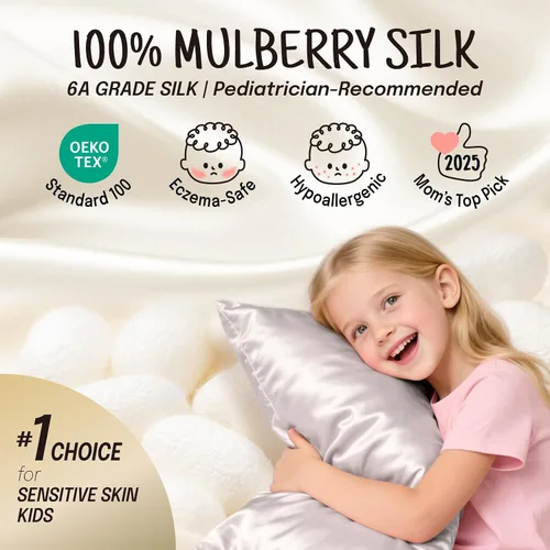 Miniatura 2 de Olesilk - Funda de almohada 100% seda con cremallera oculta para la belleza del cabello y la piel, ambos lados, 19 milímetros (0.74 pulgadas)