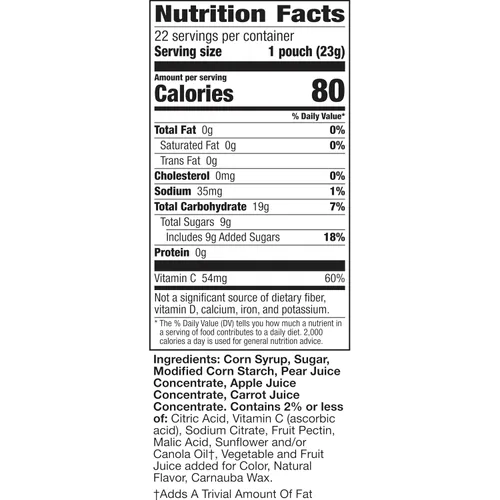 Miniatura 2 de Mott's Snacks con sabor a frutas, huerto de manzana, sin gluten, 22