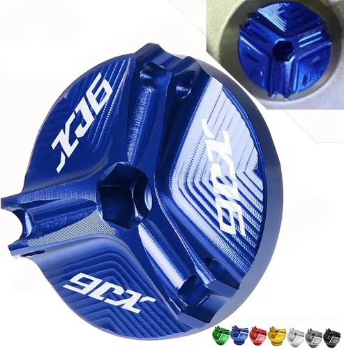 Miniatura 4 de Tapa protectora para Yamaha XJ6 N Division 2009 2010 2011 2012 2013 2014 2015 M20*2.5 motocicleta motor moto aceite taza combustible llenado tapa