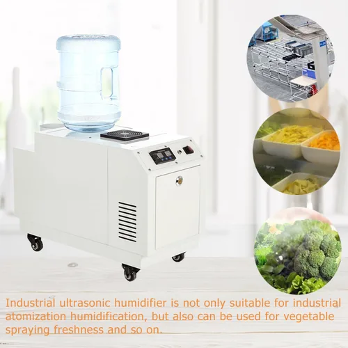 Miniatura 6 de Humidificador industrial 13.2 lbs/h Humidificador ultrasónico de invernadero humidificador portátil continuo Cool Mist Maker comercial con agujero