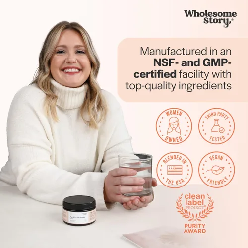 Miniatura 6 de Suplemento en polvo de mio-inositol y D-Chiro inositol para mujeres Equilibrio hormonal y apoyo saludable de la función ovárica Vitamina B8
