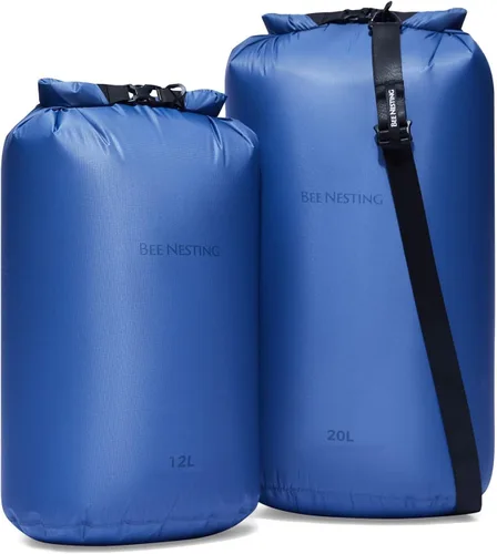 Miniatura 27 de Bee Nesting Juego de bolsas secas ultraligeras para mochileros, saco seco impermeable para camping, senderismo, motocicleta, saco de cosas ligeras