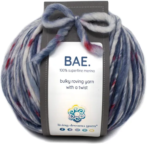 Miniatura 20 de BAE by Living Dreams - Ovillo de lana tierno, fuerte y súper suave para los tejidos de invierno junto a la piel. Hilo de lana merino 100% extrafino