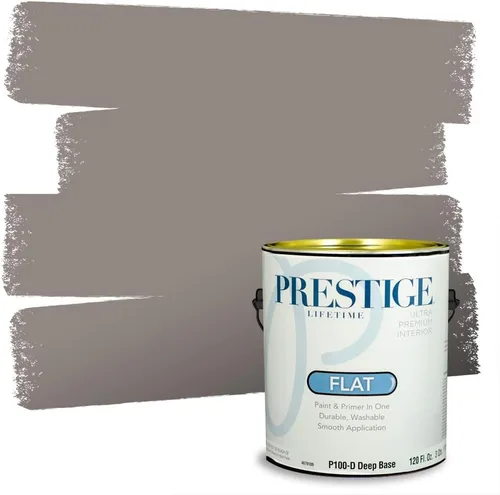 Miniatura 144 de PRESTIGE Paints - Pintura interior e imprimación en uno, 1 galón, cáscara de huevo, pimienta envejecida