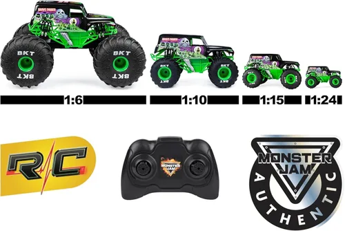 Miniatura 9 de Monster Jam, Camión monstruo oficial de El Toro Loco con control remoto para niños y niñas, escala 1:24, 2.4 GHz, juguetes para niños a partir de 4