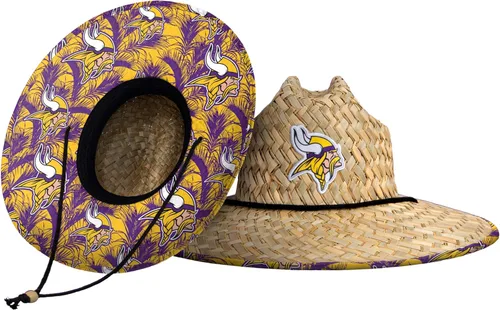 Miniatura 36 de FOCO - Sombrero de paja con logotipo de equipo universitario de NCAA y estampado floral para hombre TEAM LOGO
