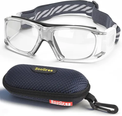 Miniatura 11 de SooGree Anteojos deportivos para hombres y mujeres, para baloncesto, fútbol, deportes, antiniebla, choque, colisión, gafas de uso