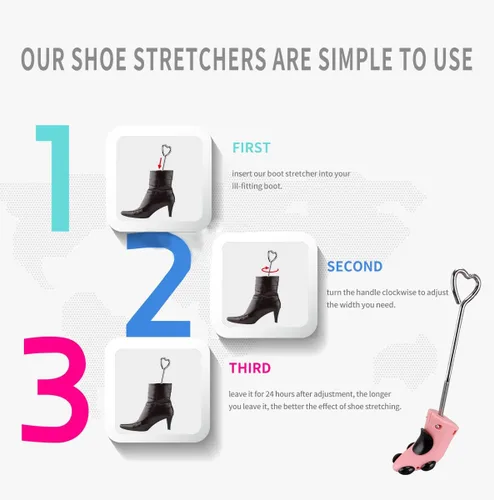 Miniatura 5 de Estirador de zapatos para hombres y mujeres, expansor de zapatos de 4 vías, resuelve los problemas de juanetes y otros problemas de pies causados