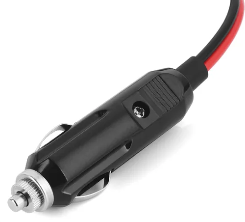 Miniatura 3 de Cable de extensión de enchufe para encendedor de cigarrillos con clip de cocodrilo pequeño, núcleo de alambre de cobre 15 AWG, máximo 15 A, 12 V/24