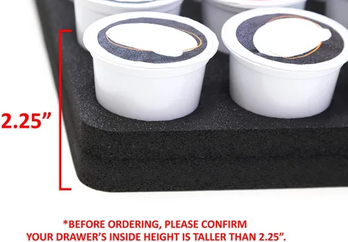Miniatura 5 de Polar Whale - Bandeja organizadora de cápsulas de café para cocina, hogar y oficina, impermeable, lavable y compatible con Keurig K-Cup