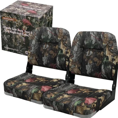 Miniatura 10 de Seamander - Asiento de barco con respaldo bajo Camuflaje (101S)