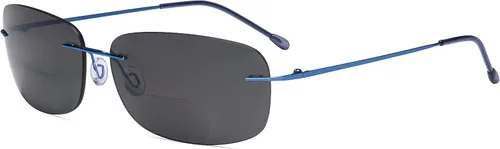 Miniatura 5 de Eyekepper Lentes de sol bifocales sin montura para mujeres y hombres, lectores bifocales ligeros para leer bajo el sol