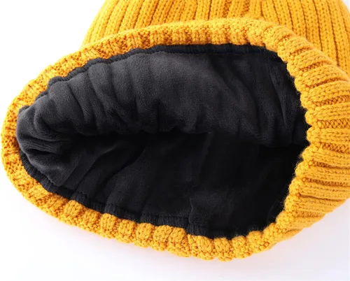 Miniatura 6 de Connectyle Gorro clásico de invierno cálido para hombre con forro