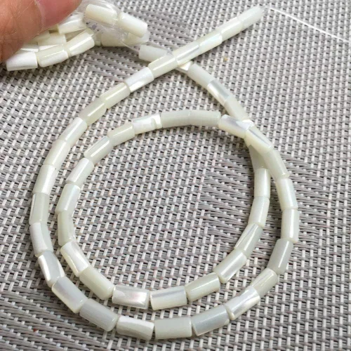 Miniatura 5 de Cuentas de concha natural, cuentas sueltas de piedras preciosas naturales para hacer joyas, bricolaje para accesorios de pulsera, collar