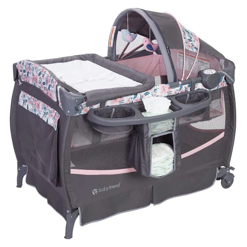 Miniatura 8 de Baby Trend Lil' Snooze™ Deluxe II Nursery Center® Playard, Funfetti color fantasía (Funfetti)