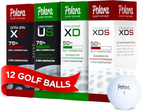 Miniatura 16 de Polara Self-Correcting Golf Balls – High-Performance Golf Balls with Soft Feel, Anti-Slice & Hook Correction, Exceeds USGA Limits, Dimple Design for