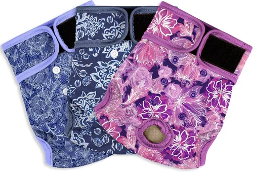 Miniatura 57 de Pañales lavables para perros, para hembras caninas, reutilizables, para periodo de celo, altamente absorbentes, para incontinencia, con broches