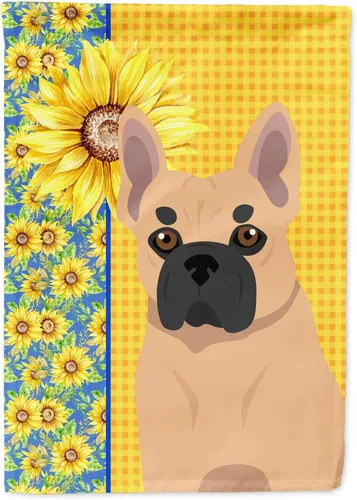 Miniatura 30 de Caroline's Treasures WDK5331CHF - Bandera de verano con diseño de girasoles rojos y blancos, manga grande, para porche, para colgar en la pared