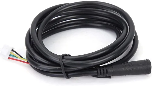 Miniatura 7 de Cable de alimentación de datos de scooter, 4.2 ft 4.17 pies 42 V caucho negro datos cable de alimentación Accesorios para Xiaomi Mijia M365 Scooter