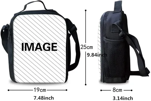 Miniatura 4 de ZFRXIGN Lonchera de lobo para niños y niños, bolsa de almuerzo aislada, bolsa térmica Bento, bolsa de almuerzo para niños y adultos, picnic