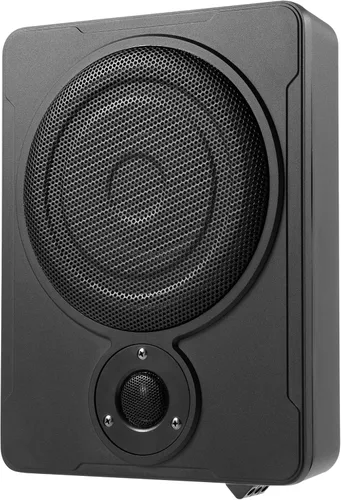Subwoofer de 8 pulgadas de audio para automóvil súper delgado amplificado, subwoofer para automóvil debajo del asiento, amplificador activo de bajo