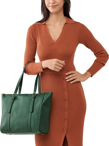 Miniatura 5 de Fossil Carlie - Bolso de mano de cuero para mujer