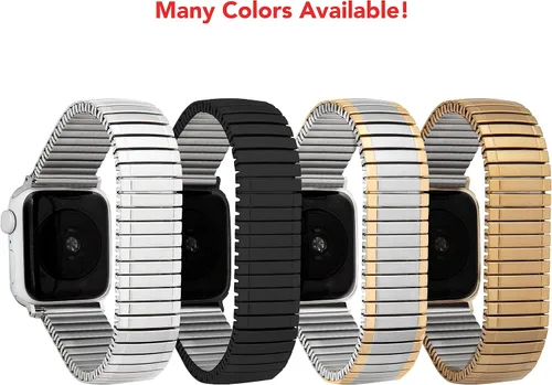 Miniatura 2 de Bandini Correa de expansión de acero inoxidable para Apple Watch Band de 1.811 in 1.772 in 1.654 in 1.732 in 1.614 in 1.575 in 1.496 in 1.929 in
