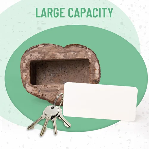 Miniatura 4 de Fake Rock – Aspecto de piedra – Caja de seguridad oculta para exteriores, caja de almacenamiento secreta para llaves, ocultador de llaves de piedra