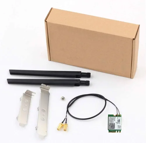 Miniatura 5 de OKN AX210NGW DTK WiFi Tarjeta WiFi 6E compatible con 6GHz, 2230, 2x2 AX+BT 5.3+Tri-Band, incluye cable RF (11 pulgadas), antenas de alta ganancia