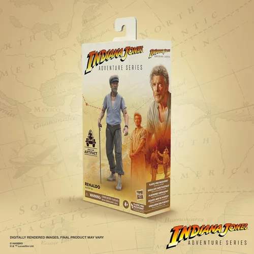 Miniatura 9 de Indiana Jones and The Dial of Destiny Adventure Series - Figura de acción Renaldo, figuras de acción de 6 pulgadas, juguetes para niños a partir