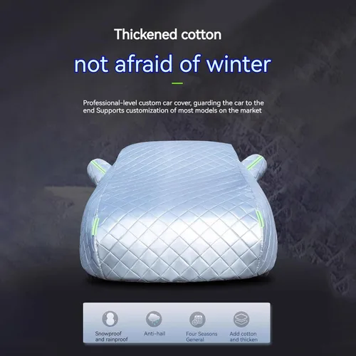 Miniatura 4 de Funda protectora de granizo para Daewoo Leganza Matiz Nexia Nubira Tacuma, funda de automóvil de tela Oxford gruesa con cremallera para puerta