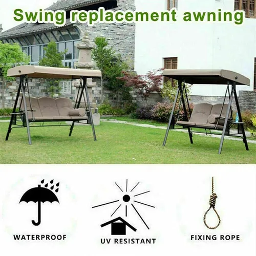 Miniatura 2 de Cubierta superior de repuesto para toldo de patio al aire libre, cubierta de toldo de repuesto impermeable, protector antipolvo, bloqueo UV, sombra