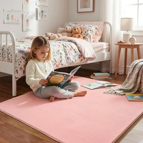 Miniatura 199 de Amearea Alfombras modernas para dormitorio, sala de estar, alfombra de espuma viscoelástica gruesa de 4 x 6 pies, alfombra de espuma viscoelástica