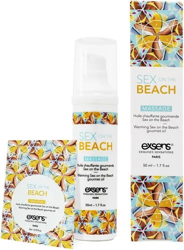 Miniatura 6 de Exsens Aceite de masaje de calentamiento gourmet, 6 unidades, uso único, saborizado, totalmente natural, vegano, sin manchas, 0.1 fl oz