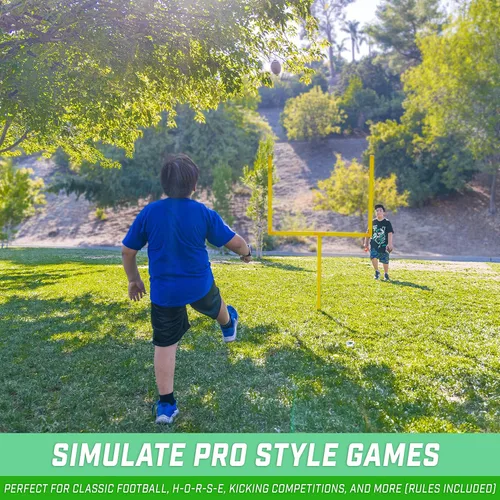 Miniatura 4 de GoSports Poste de Portería de Fútbol Americano - Juego de Fútbol Americano para Patio Trasero de 6 u 8 Pies