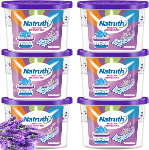Miniatura 11 de NATRUTH - Cajas de absorción de humedad, jazmín 800ml (6 paquetes)*12.5OZ Deshumidificador para armario, eliminadores de humedad y olores