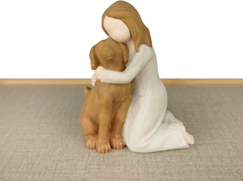 Miniatura 6 de Figuras de ángel de perro, memoriales de amistad de perro ángel para amantes de los perros Multicolor