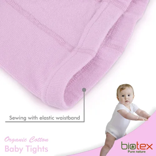 Miniatura 2 de Biotex 3 pares de medias de algodón orgánico para bebé niña y niño para invierno, leggings sin costuras, medias para recién nacidos, medias