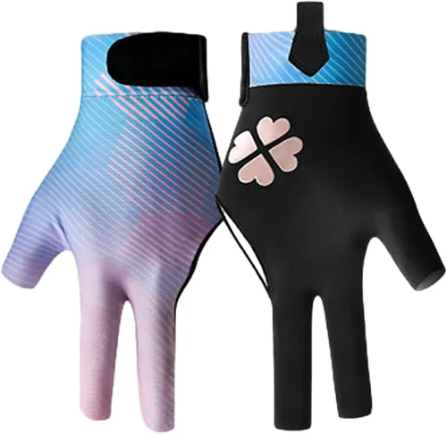 Miniatura 6 de Guante deportivo antideslizante para manos izquierdas, para billar, 3 dedos, para hombre y mujer, 1 unidad