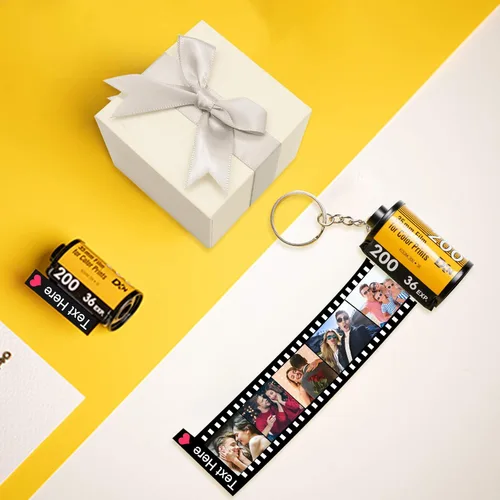 Miniatura 7 de Llaveros personalizados con rollo de película de cámara para fotos llaveros personalizados con carrete de fotos álbum llaveros 10 Fotos