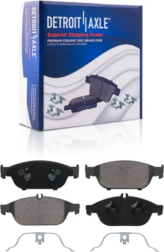 Miniatura 26 de Detroit Axle - Pastillas de freno traseras para Honda Odyssey 2011-2017 Pilot 2007-2013 MDX 2010-2013 ZDX 2010-2013 Pastillas de freno de cerámica
