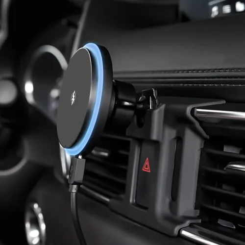 Miniatura 9 de BEHAVE Soporte magnético para teléfono Mazda CX5 2024-2017, soporte de teléfono ajustable en 360° para iPhone Magsafe, compatible con iPhone